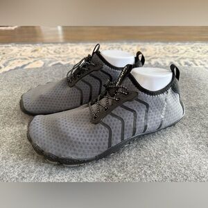 Racqua Men's Black Athletic Quick Dry Trail Water Shoes With Gradient Size 11